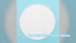 High Purity Calcium Chloride For Deicing And Construction